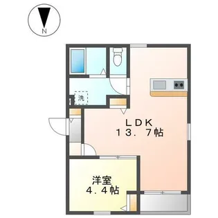 アークレジデンス中村日赤【301号室】の間取り
