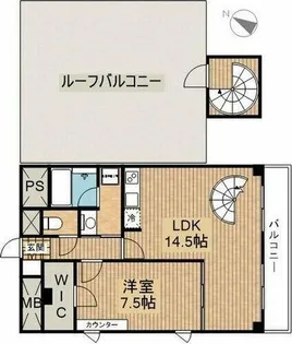 グレンパーク京橋【9階】の間取り