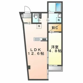 ミルノア尾頭橋【5階】の間取り