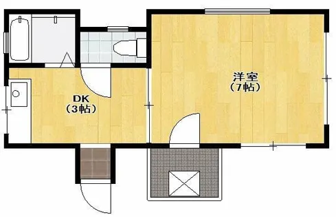 警固レトロビル【3階】の間取り