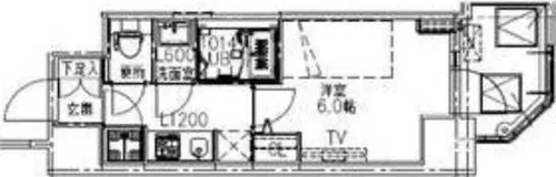 S-RESIDENCE都島Lux【3階】の間取り