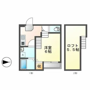 レンガース I【1階】の間取り