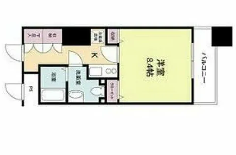 メゾン・ド・ヴィレ大阪城公園前【3階】の間取り