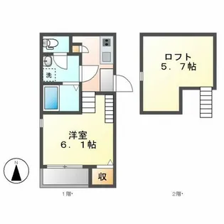 リエット【2階】の間取り