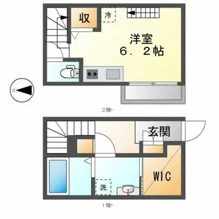AXIS【2階】の間取り