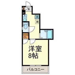 カームダウン平安【1階】の間取り