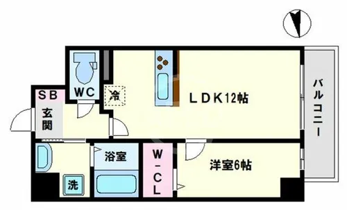 LAZO上汐【3階】の間取り