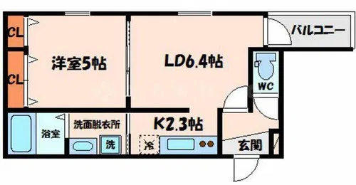フジパレス守口Ⅴ番館【3階】の間取り