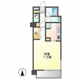 愛知県名古屋市中区千代田3丁目【マンション】の間取り