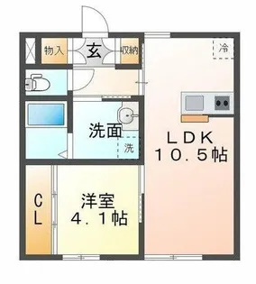 グリーンハイツM【1階】の間取り