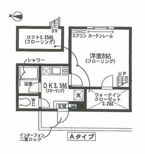 セザンヌ王ヶ崎【1階】の間取り