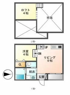 コンフォート【102号室】の間取り