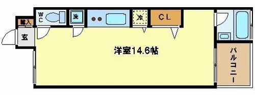 匠空KYOMACHIBORI【3階】の間取り