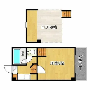 カーサ東住吉【5階】の間取り