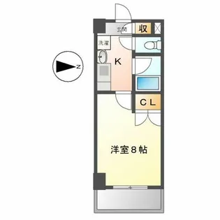 レージュ松原【1階】の間取り