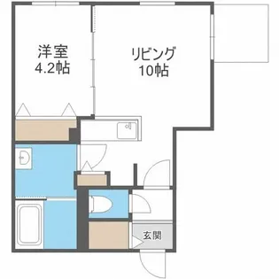 LIISA琴似【4階】の間取り
