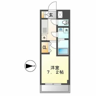 VANCOUVER1118大曽根【702号室】の間取り