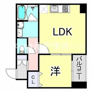 クレール西多聞通【2階】の間取り