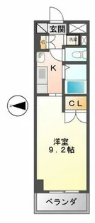 HF久屋大通レジデンス【10階】の間取り