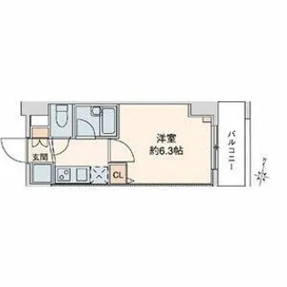 RIDGE堀田【7階】の間取り