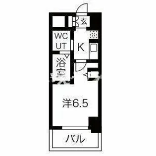 エステムプラザ神戸大開通ルミナス【7階】の間取り
