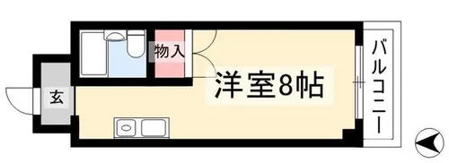 ノーサレンダー【5階】の間取り
