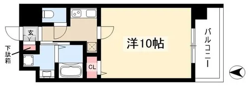 NEO JAPANESQUE 出来町【3階】の間取り