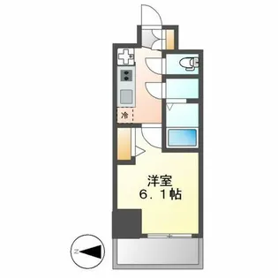 MAXIV名古屋【6階】の間取り