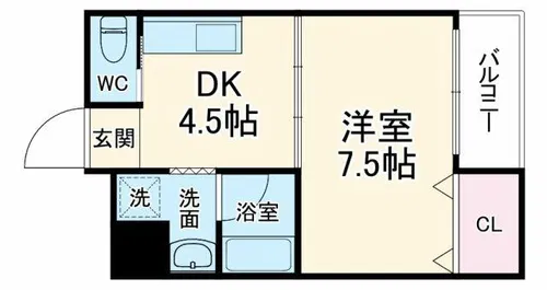 フェアリーアオイ【2階】の間取り