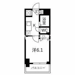 プレサンス神戸プレシャス【2階】の間取り