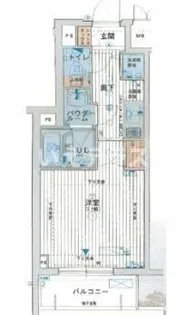 アスヴェル神戸ハーバーサイド【9階】の間取り