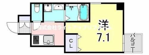 エスプレイス神戸ウエストモンターニュ【2階】の間取り