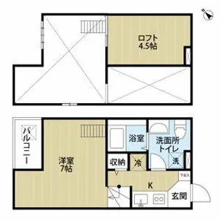 Luna Piena【3階】の間取り
