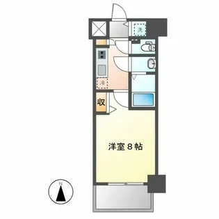 CREST TAPP新栄【2階】の間取り