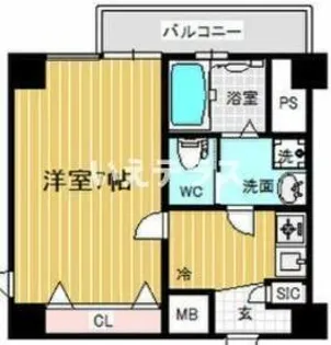 キューブコート【3階】の間取り