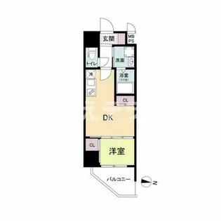セレニテ神戸ミラクシュッド【11階】の間取り