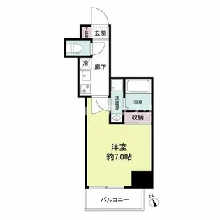セレニテ兵庫エクラ【7階】の間取り