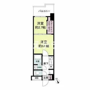 セレニテ兵庫エクラ【5階】の間取り