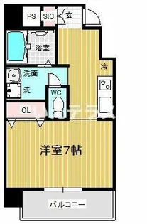 ラ・ウェゾン塚本通【9階】の間取り