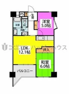 アルテハイム宮ノ陣【3階】の間取り