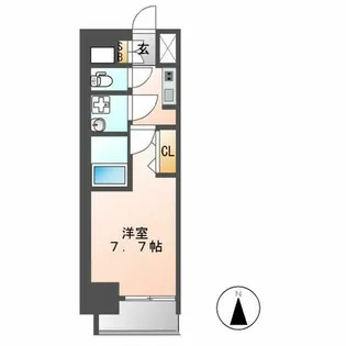 S-RESIDENCE庄内通North【205号室】の間取り
