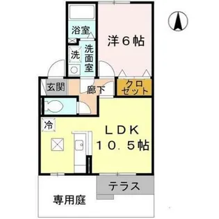 カトルセゾン C【1階】の間取り