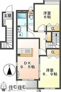 グランドソレイユ【1階】の間取り