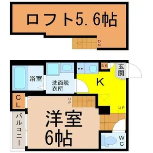 ハーモニーテラス靖国町III【1階】の間取り