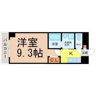 ボヌール津金【3階】の間取り