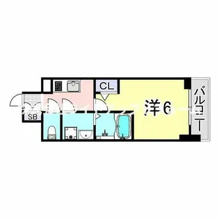 エスリードレジデンス神戸兵庫駅前【2階】の間取り