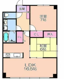 ロイヤル山崎【7階】の間取り