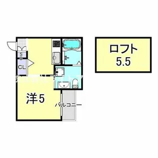 CUBE【2階】の間取り