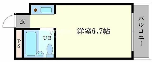 エスアイハイツ【508号室】の間取り