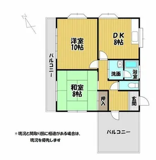 福岡県大牟田市大字勝立【一戸建】の間取り